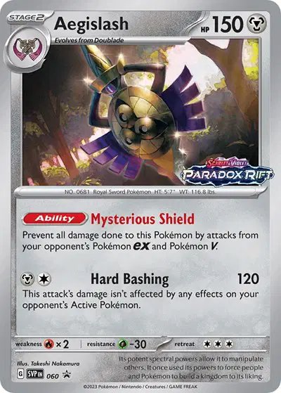 Aegislash (Prerelease) — Scarlet & Violet Promo 060
