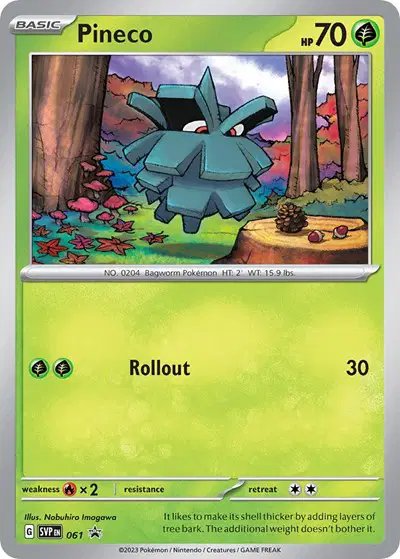Pineco — Scarlet & Violet Promo 061
