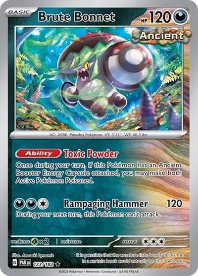 Brute Bonnet (Cosmos Holo) — Scarlet & Violet Promo 123/182