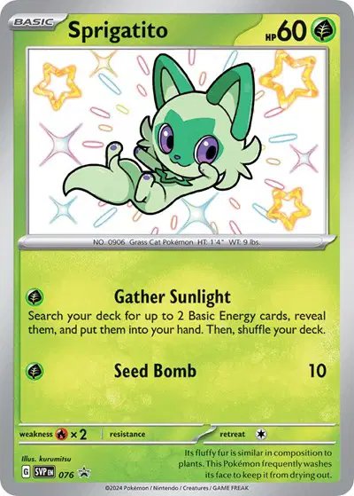 Sprigatito — Scarlet & Violet Promo 076