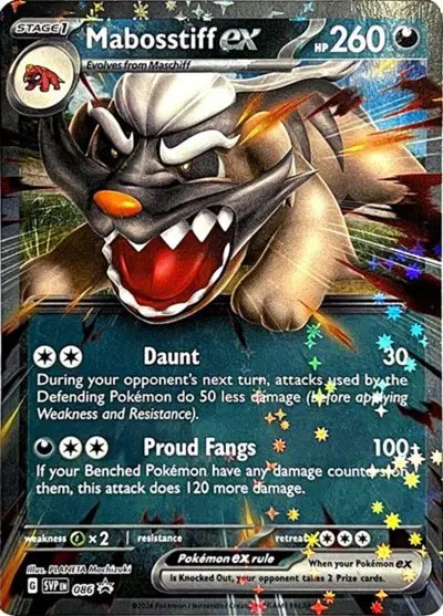 Mabosstiff ex — Scarlet & Violet Promo 086