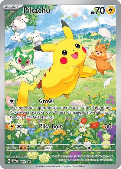 Pikachu — Scarlet & Violet Promo 088