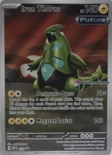 Iron Thorns (Pokemon Center) — Scarlet & Violet Promo 098