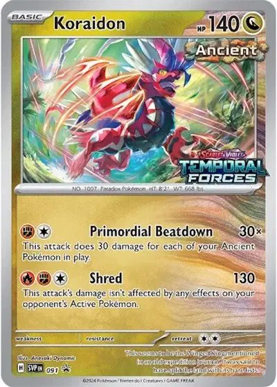 Koraidon (Prerelease) — Scarlet & Violet Promo 091