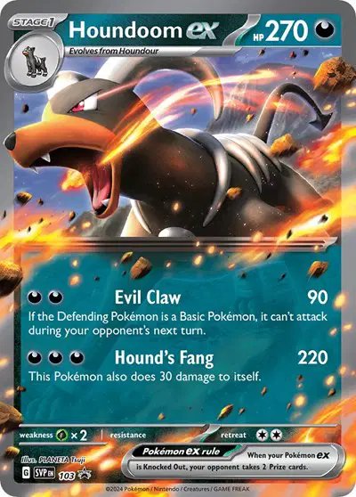 Houndoom ex — Scarlet & Violet Promo 103