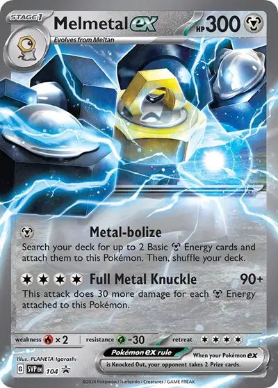 Melmetal ex — Scarlet & Violet Promo 104