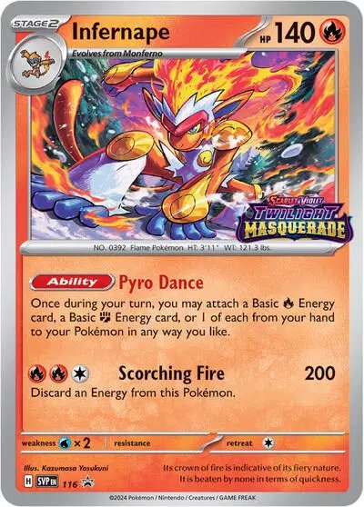 Infernape — Scarlet & Violet Promo 116