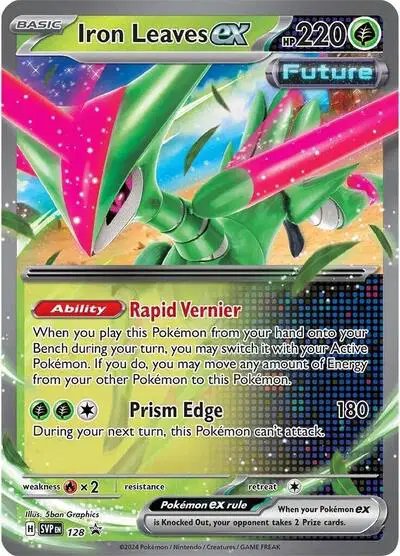 Iron Leaves ex — Scarlet & Violet Promo 128