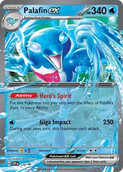 Palafin ex — Scarlet & Violet Promo 126