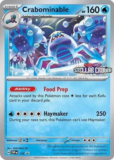Crabominable — Scarlet & Violet Promo 134/142