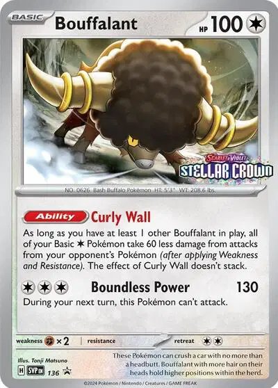 Bouffalant — Scarlet & Violet Promo 136