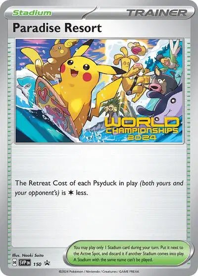 Paradise Resort (World Championships 2024) — Scarlet & Violet Promo 150