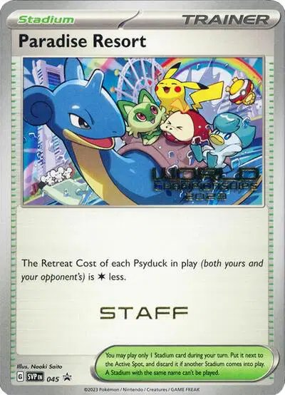 Paradise Resort (World Championships 2023) [Staff] — Scarlet & Violet Promo 045