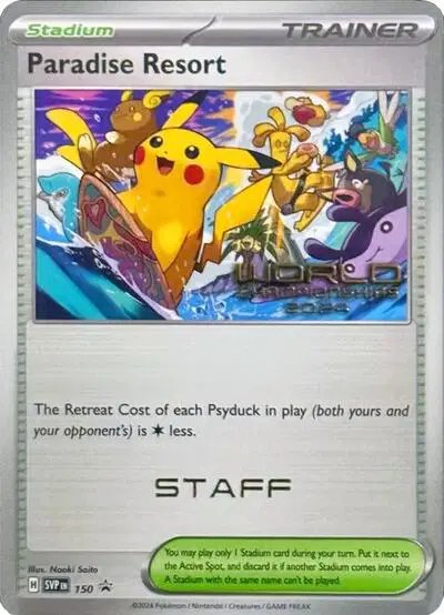 Paradise Resort (World Championships 2024) [Staff] — Scarlet & Violet Promo 150