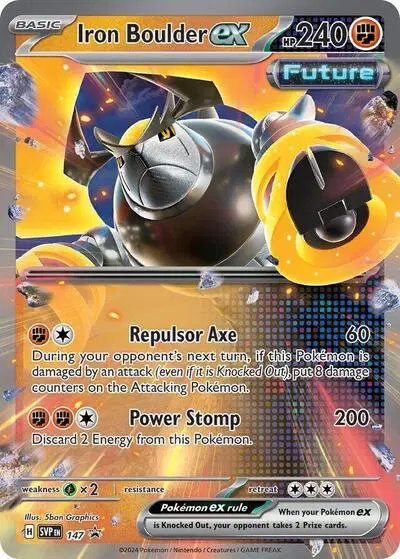 Iron Boulder ex — Scarlet & Violet Promo 147