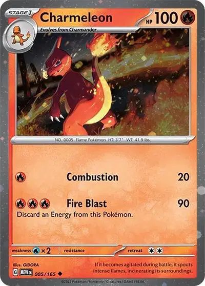 Charmeleon (Cosmos Holo) — Scarlet & Violet Promo 005/165