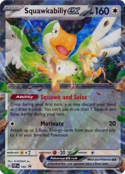 Squawkabilly ex — Scarlet & Violet Promo 160