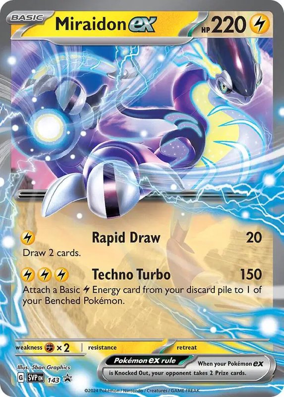 Miraidon ex — Scarlet & Violet Promo 143