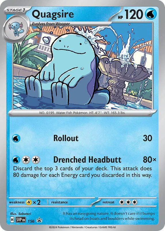 Quagsire — Scarlet & Violet Promo 156