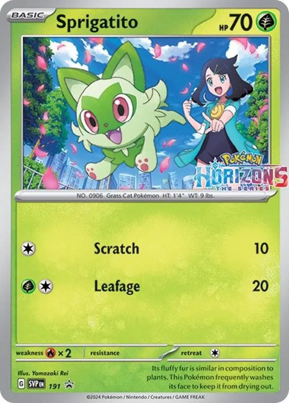Sprigatito — Scarlet & Violet Promo 191