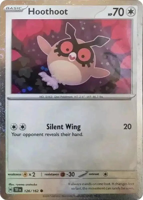Hoothoot (Cosmos Holo) — Scarlet & Violet Promo 126/162