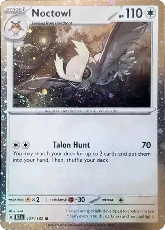 Noctowl (Cosmos Holo) — Scarlet & Violet Promo 127/162