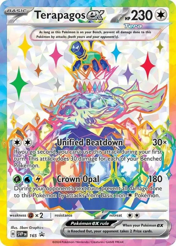 Terapagos ex — Scarlet & Violet Promo 165