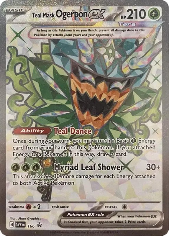 Teal Mask Ogerpon ex — Scarlet & Violet Promo 166