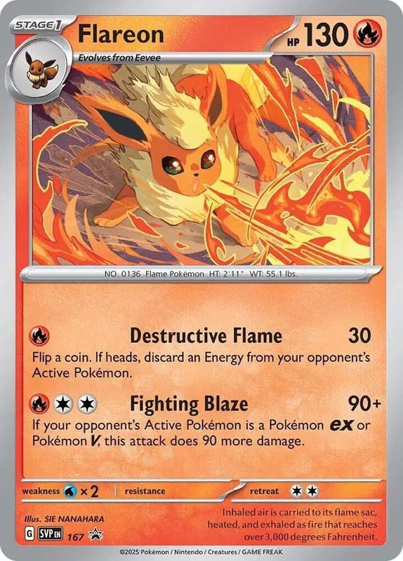Flareon — Scarlet & Violet Promo 167