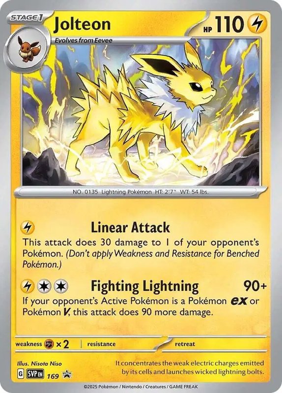 Jolteon — Scarlet & Violet Promo 169