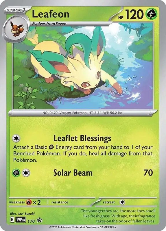 Leafeon — Scarlet & Violet Promo 170