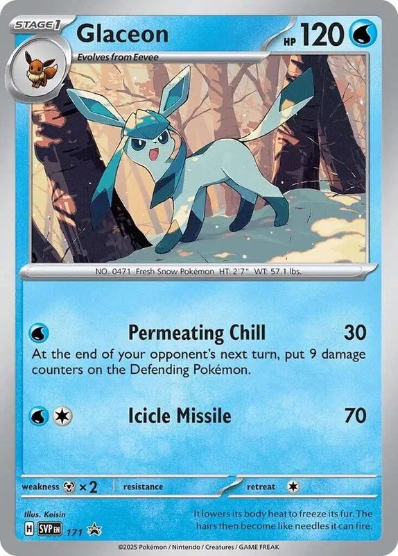 Glaceon — Scarlet & Violet Promo 171