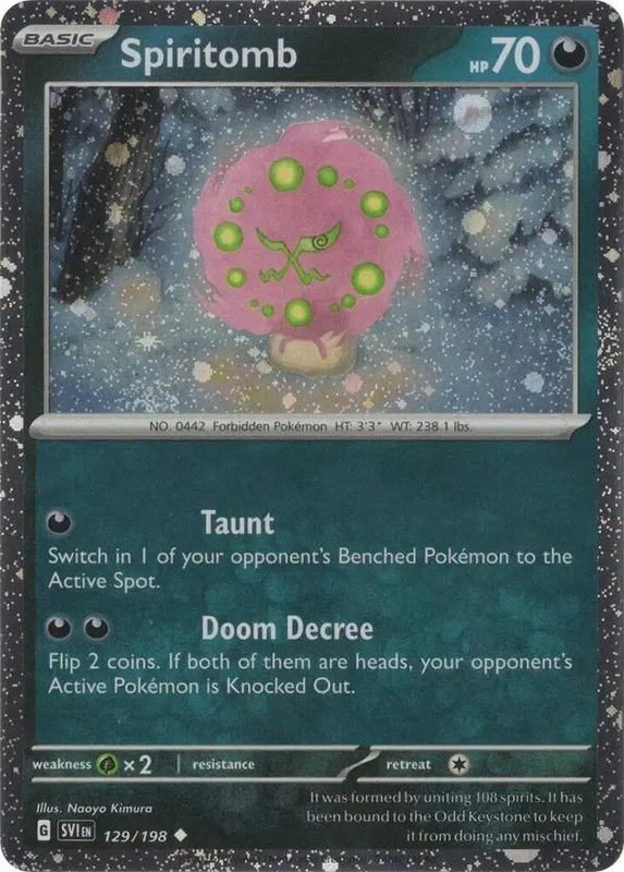 Spiritomb - 129/198 (Cosmo Holo) — Scarlet & Violet Promo 129/198