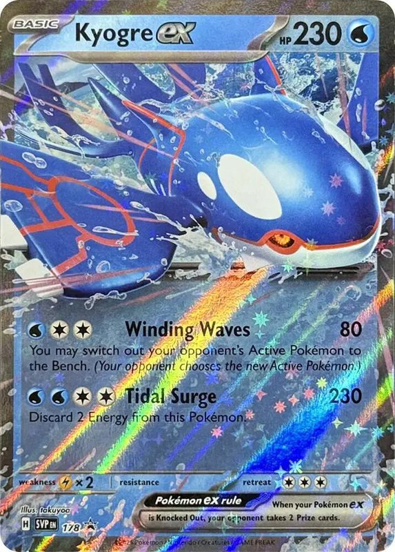 Kyogre ex — Scarlet & Violet Promo 178