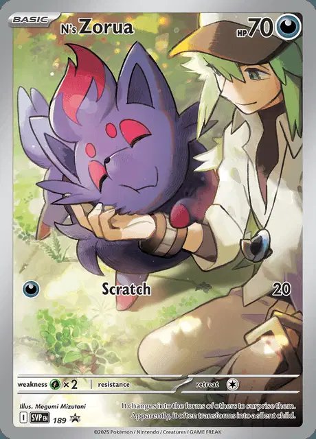 N's Zorua — Scarlet & Violet Promo 189