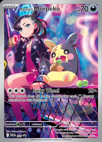 Marnie's Morpeko — Scarlet & Violet Promo 206