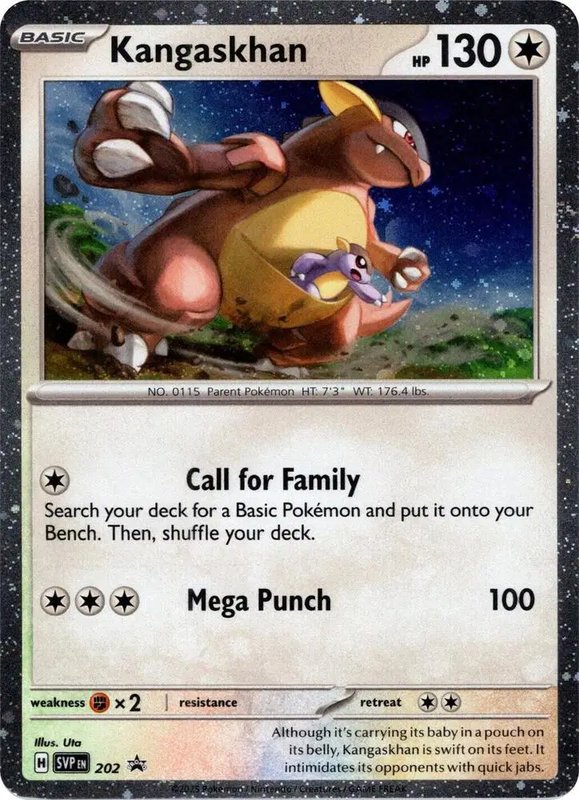 Kangaskhan - 202 (Cosmos Holo) — Scarlet & Violet Promo 202