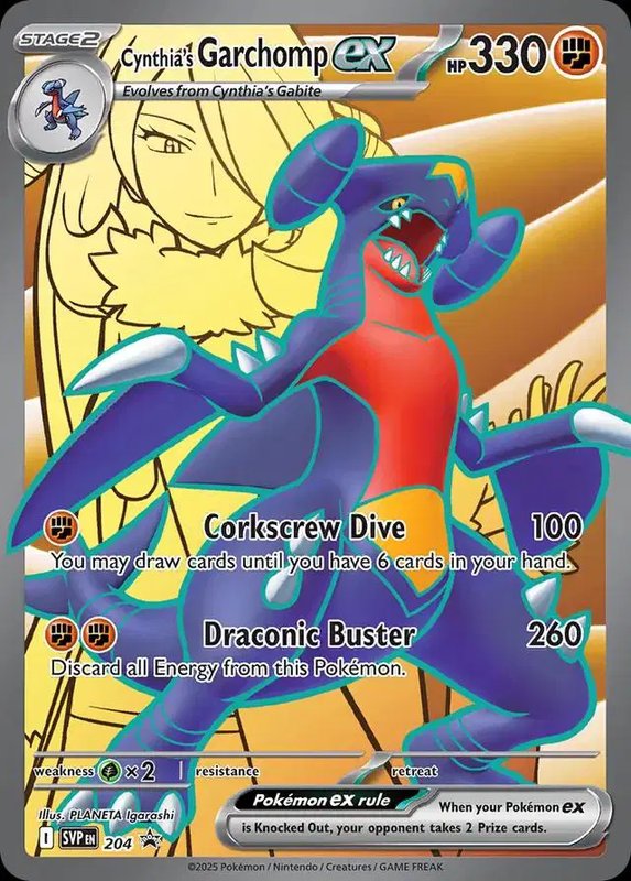 Cynthia's Garchomp ex — Scarlet & Violet Promo 204