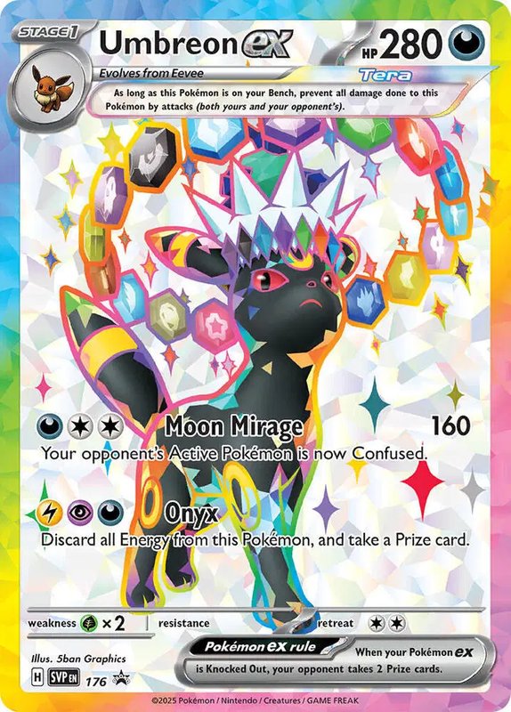 Umbreon ex - 176 — Scarlet & Violet Promo SVP 176