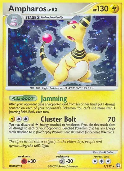 Ampharos — Secret Wonders 1