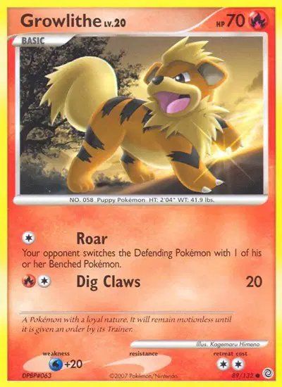 Growlithe — Secret Wonders 89