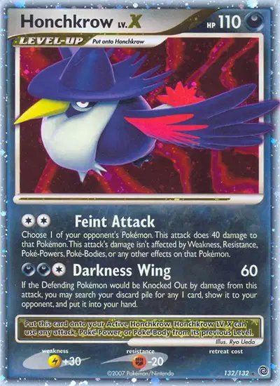 Honchkrow Lv.X — Secret Wonders 132