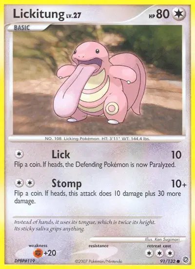 Lickitung — Secret Wonders 91