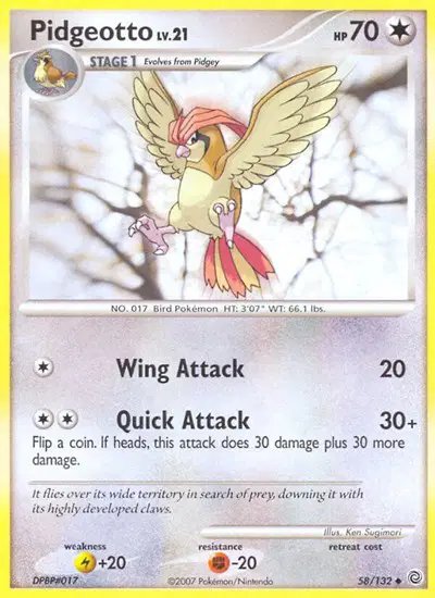 Pidgeotto — Secret Wonders 58