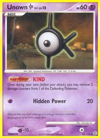 Unown [K] — Secret Wonders 68