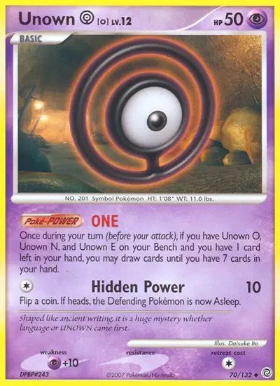 Unown [O] — Secret Wonders 70