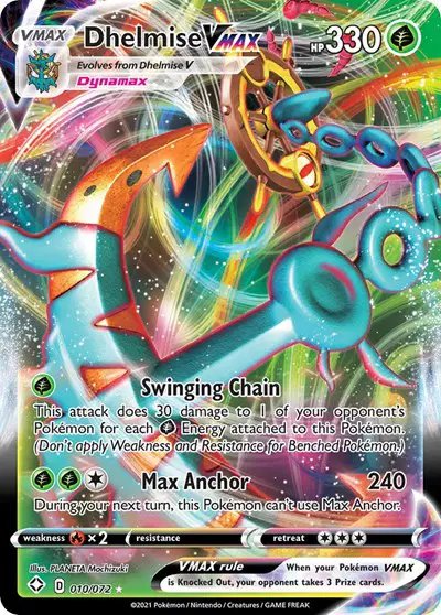 Dhelmise VMAX — Shining Fates 010/072