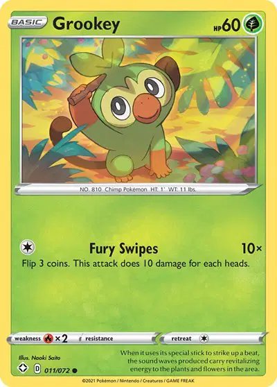 Grookey — Shining Fates 011/072
