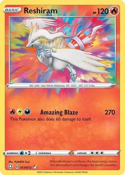 Reshiram — Shining Fates 017/072