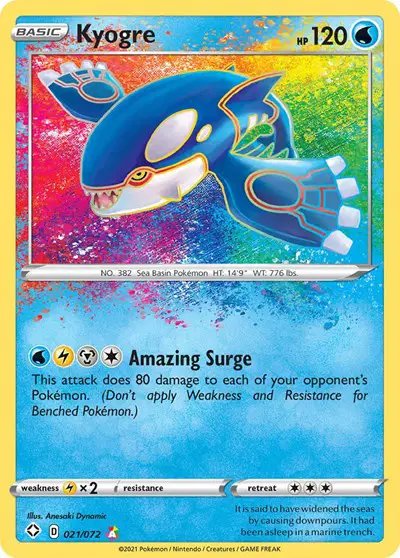 Kyogre — Shining Fates 021/072